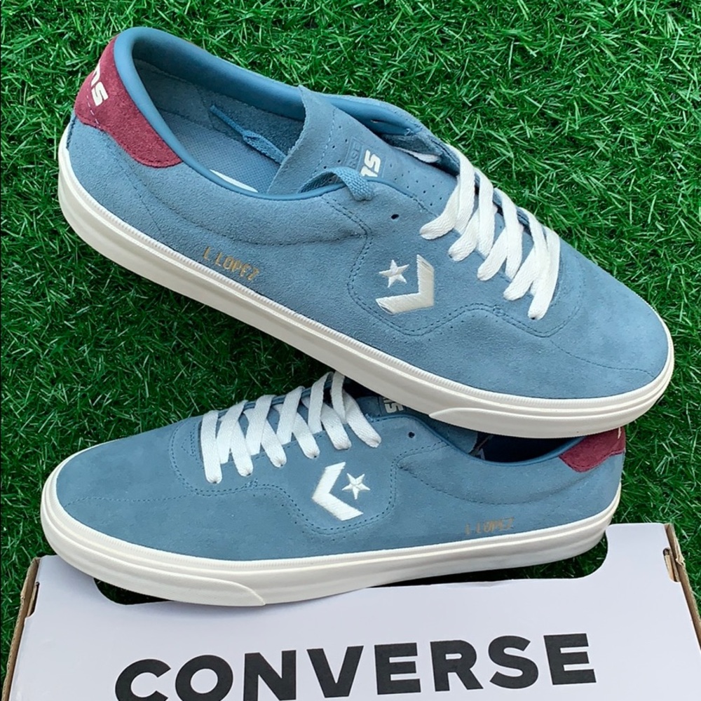 CONVERSE LOUIE LOPES OX CELESTIAL TEAL/DARK MEN’s - Picture 14 of 16